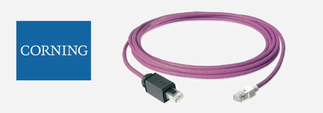 پچ کورد صنعتی شبکه Corning FutureCom™ FRNC, IP67/65 - RJ45 
