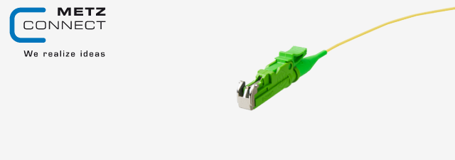 OpDAT pigtail E2000 APC, OS2, yellow