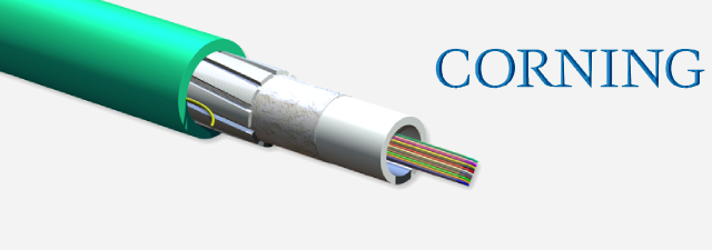 کابل فیبر نوری - ریبون ، رایزر - کرنینگ Corning 