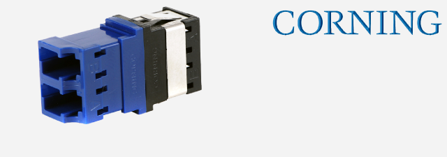 آداپتور فیبر نوری کورنینگ CORNING - LC Duplex, Keyed/Non Keyed