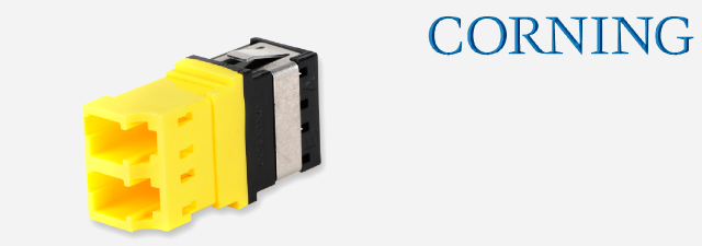 آداپتور فیبر نوری کرنینگ CORNING - (OM4+/OM4/OM3/​OM2/OM1/OS2), Keyed/Non Keyed - LC