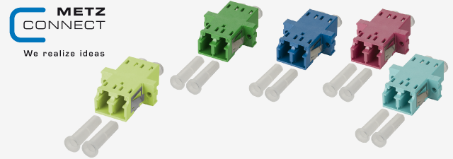 اداپتور فیبر نوری - LC-Duplex coupler