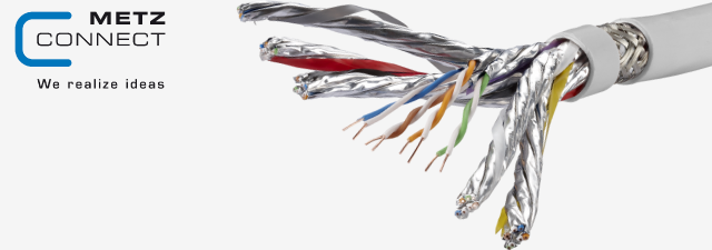 کابل شبکه BTR DCCS 23/1 Cat.7 S/FTP 24P LSHF-FR, class Dca s2 d1 a1- متز کانکت METZ CONNECT