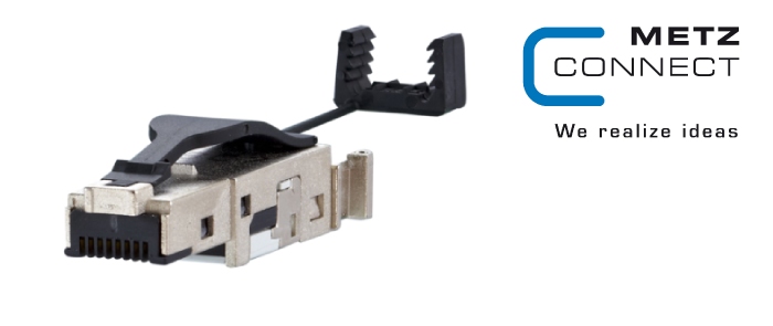 E-DAT Industry RJ45 field plug black Cat.6 Class EA