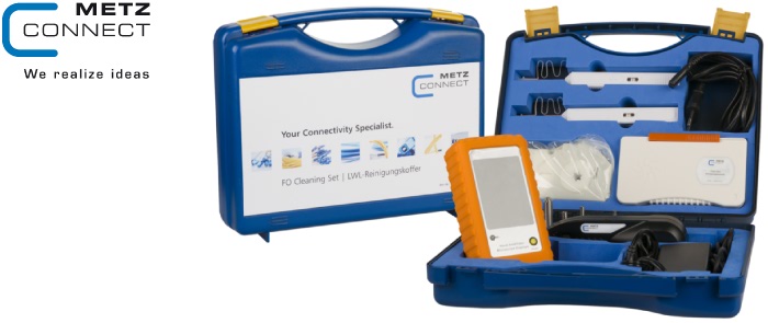 Fiber optic cleaning case